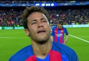 neymar cry